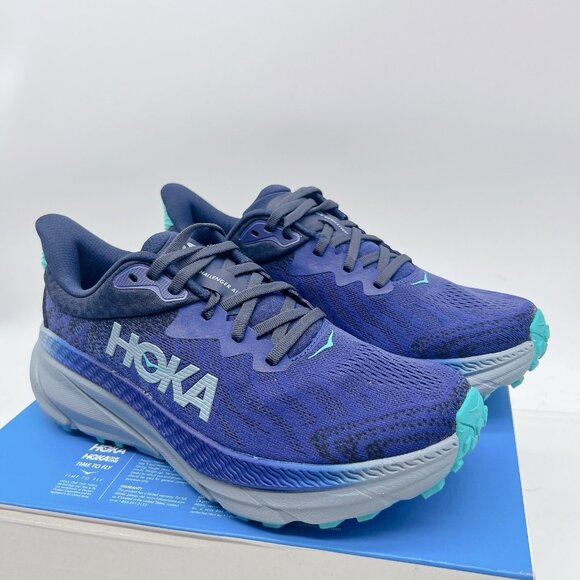 Hoka One One Challenger 7 GTX Running Shoe Bellwether Blue Stone Womens US 8 - Picture 3 of 13